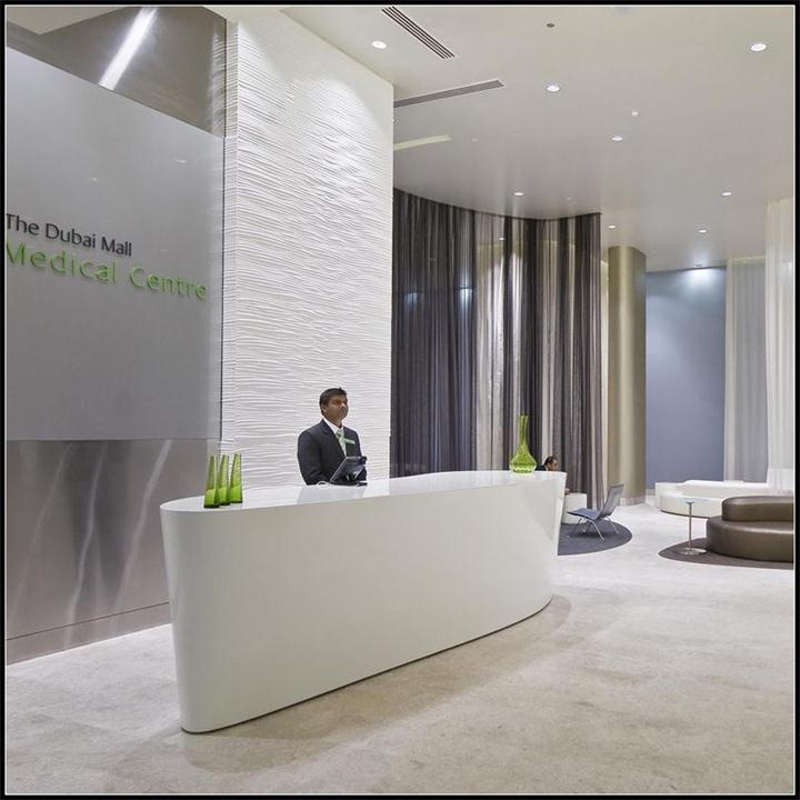 Lobby Small Standing Reception Desk