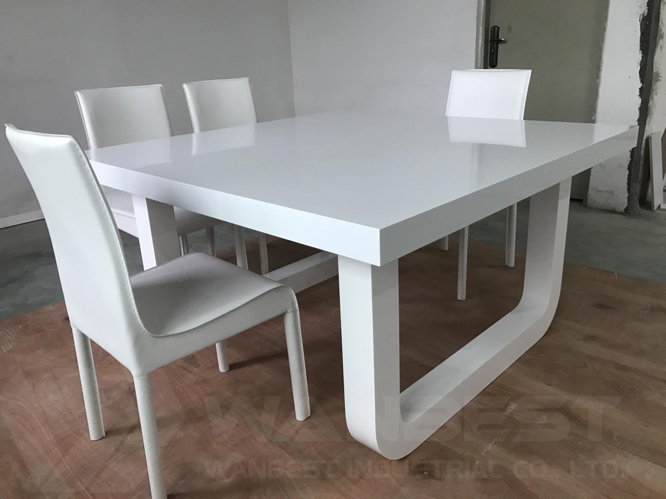 Solid Surface 8 People Home Dining Table