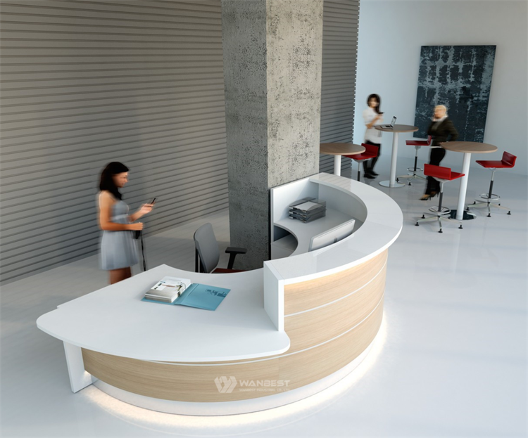 Semicircle Reception Counter Best Material For Good Sale