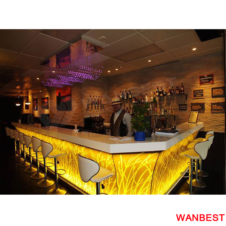 L Shape LED Night Light Commercial Bar Counter